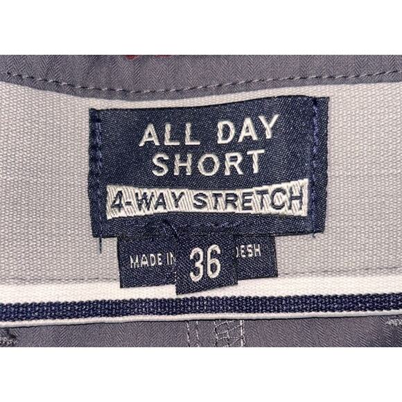 NWT All Day Tech Shorts 4 Way Stretch Dark Gray Quick Dry Men's 36X9 - Picture 7 of 8